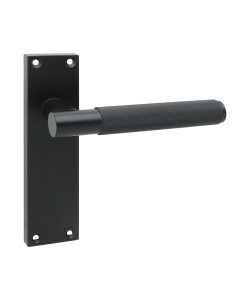 Golden Grace 1 Pair Victorian T-Bar Knurled Design Interior Door Handle Matt Black Finish 150 x 40mm Golden Grace 1 Pair Victorian T-Bar Knurled Design Interior Door Handle Matt Black Finish 150 x 40mm