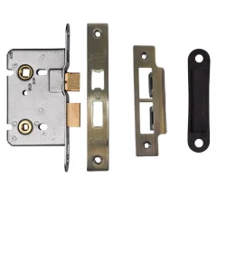 Bathroom Mortise Sash Lock 2.5" Antique Brass Finish Bathroom Mortise Sash Lock 2.5" Antique Brass Finish