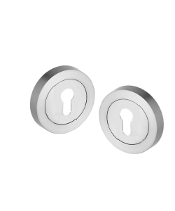 Polished Chrome Keyhole Escutcheon for 3 Lever Lock Polished Chrome Keyhole Escutcheon for 3 Lever Lock