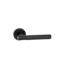 Golden Grace 1 Pair Knurled Hex Cut T-Bar Door Handles Matt Black Finish Golden Grace 1 Pair Knurled Hex Cut T-Bar Door Handles Matt Black Finish