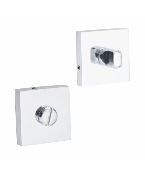 Thumbturn Coin Release On Square Rose Polished Chrome Finish for Lima Thumbturn Coin Release On Square Rose Polished Chrome Finish for Lima