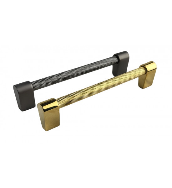 Thor Design Knurled Cabinet Cupboard Wardrobe Pull Handle Gold Finish Various Sizes 96mm 160mm 224mm 288mm 