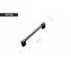Thor Design Knurled Cabinet Cupboard Wardrobe Pull Handle Matt Black Finish Various Sizes 96mm 160mm 224mm 288mm Thor Design Knurled Cabinet Cupboard Wardrobe Pull Handle Matt Black Finish Various Sizes 96mm 160mm 224mm 288mm