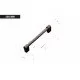 Thor Design Knurled Cabinet Cupboard Wardrobe Pull Handle Matt Black Finish Various Sizes 96mm 160mm 224mm 288mm Thor Design Knurled Cabinet Cupboard Wardrobe Pull Handle Matt Black Finish Various Sizes 96mm 160mm 224mm 288mm