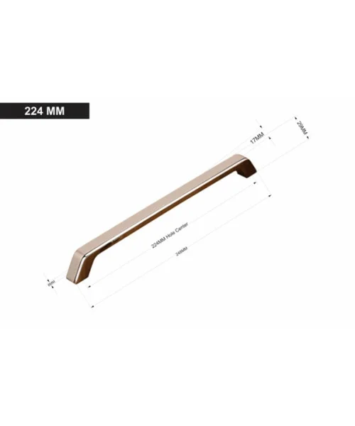 Zeta Cabinet Cupboard Wardrobe Pull Handle Dual Finish Satin Nickel / Polished Chrome Sizes 96mm 160mm 224mm 288mm Zeta Cabinet Cupboard Wardrobe Pull Handle Dual Finish Satin Nickel / Polished Chrome Sizes 96mm 160mm 224mm 288mm