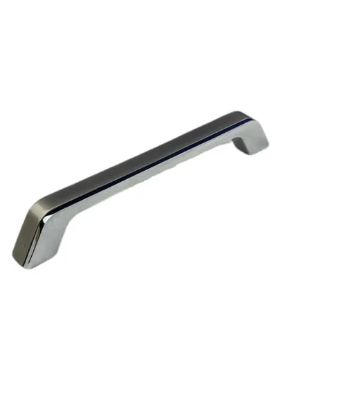 Zeta Cabinet Cupboard Wardrobe Pull Handle Dual Finish Satin Nickel / Polished Chrome Sizes 96mm 160mm 224mm 288mm Zeta Cabinet Cupboard Wardrobe Pull Handle Dual Finish Satin Nickel / Polished Chrome Sizes 96mm 160mm 224mm 288mm