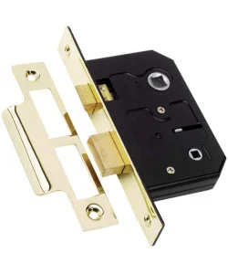 Bathroom Mortise Lock Polished Brass 2.5 Bathroom Mortise Lock Polished Brass 2.5