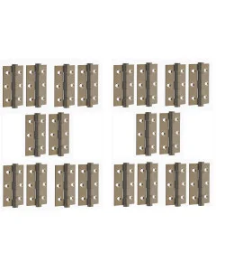 75mm 3" Antique Brass Finish Ball Bearing Hinges for Internal Doors, 75mm Timber Door Hinge, Golden Grace (10 Pairs) 75mm 3" Antique Brass Finish Ball Bearing Hinges for Internal Doors, 75mm Timber Door Hinge, Golden Grace (10 Pairs)