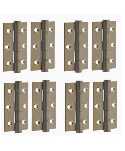 75mm 3" Antique Brass Finish Ball Bearing Hinges for Internal Doors, 75mm Timber Door Hinge, Golden Grace (4 Pairs) 75mm 3" Antique Brass Finish Ball Bearing Hinges for Internal Doors, 75mm Timber Door Hinge, Golden Grace (4 Pairs)