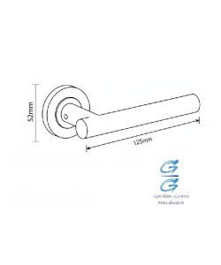 1 Pair of Straight T-Bar Door Handles Polished Chrome Finish - Golden Grace 1 Pair of Straight T-Bar Door Handles Polished Chrome Finish - Golden Grace