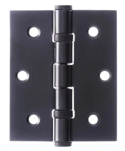 Pair of 3" Ball Bearing Hinges Matte Black Complete with Fixings. Pair of 3" Ball Bearing Hinges Matte Black Complete with Fixings.