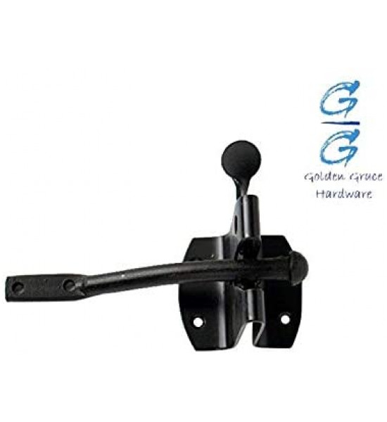 Auto Gate Latch Black Finish for Outdoor Use Ideal for Side Gates - Golden Grace
