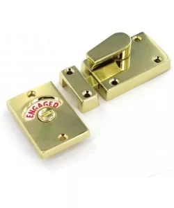 Golden Grace Bathroom and Toilet Indicator Sliding Door Bolt (Vacant & Engaged Indicator) - Polished Brass Golden Grace Bathroom and Toilet Indicator Sliding Door Bolt (Vacant & Engaged Indicator) - Polished Brass