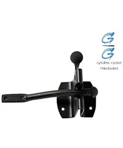Auto Gate Latch Black Finish for Outdoor Use Ideal for Side Gates - Golden Grace