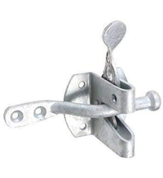 Auto Gate Latch Galvanised Finish for Outdoor Use Ideal for Side Gates - Golden Grace