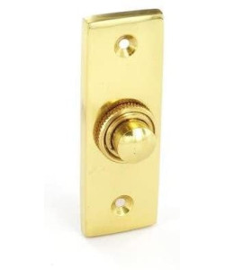 Golden Grace Victorian Bell Push Oblong 75mm